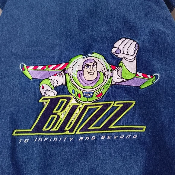Disney Toy Story Buzz Lightyear Kids Denim Jacket - Picture 3 of 13